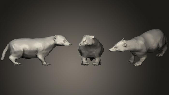 Animal figurines (STKJ_0723) 3D model for CNC machine